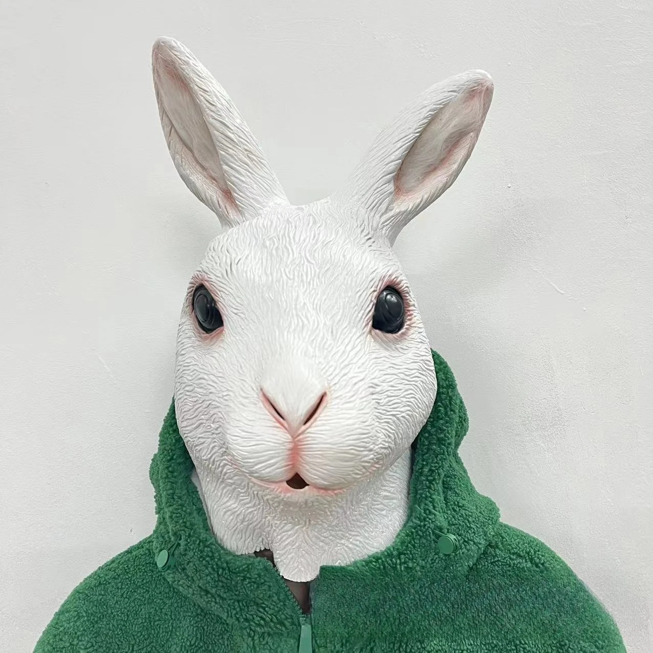 Easter White Rabbit Mask Full Head Animal Cosplay Mask Game Masquerade Party Hood Funny Animal Masks Latex Adults Headgear
Easter White Rabbit Mask Full Head Animal Cosplay Mask Game Masquerade Party Hood Funny Animal Masks Latex Adults Headgear