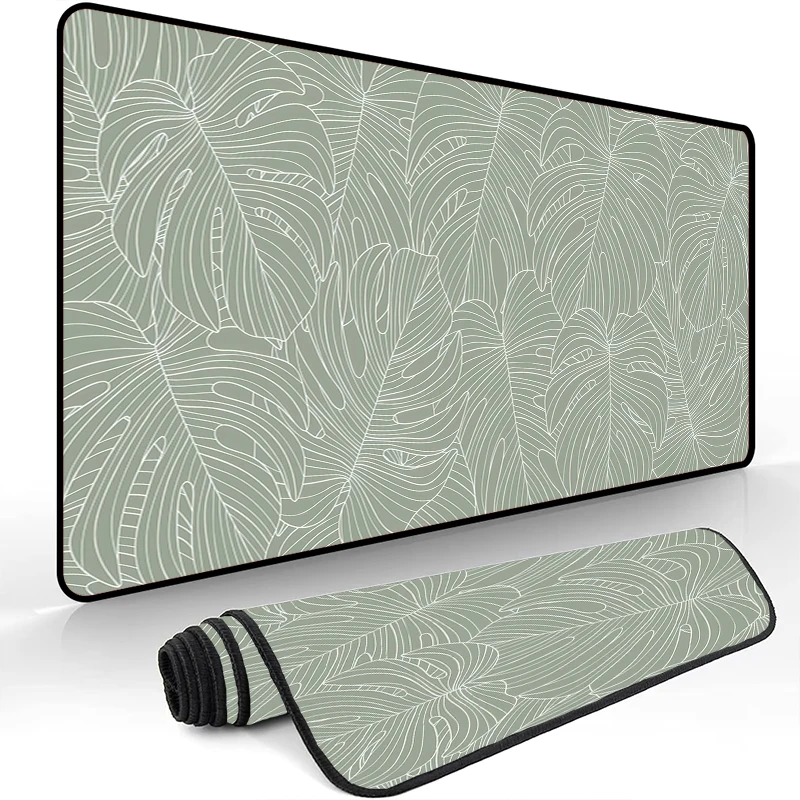 1pc Big Green Leaves Art Mouse Pad Large Gaming Non-slip Rubber Base Desk Mat Stitched Edge Keyboard Pads PC Tablet for Office
1pc Big Green Leaves Art Mouse Pad Large Gaming Non-slip Rubber Base Desk Mat Stitched Edge Keyboard Pads PC Tablet for Office