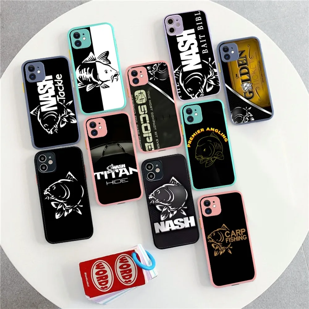 Nash Fishing Logo Phone Case For IPhone 14 X XR XS 7 8 Plus 11 12 13 Pro MAX 13mini Matte Shockproof Case
Nash Fishing Logo Phone Case For IPhone 14 X XR XS 7 8 Plus 11 12 13 Pro MAX 13mini Matte Shockproof Case
