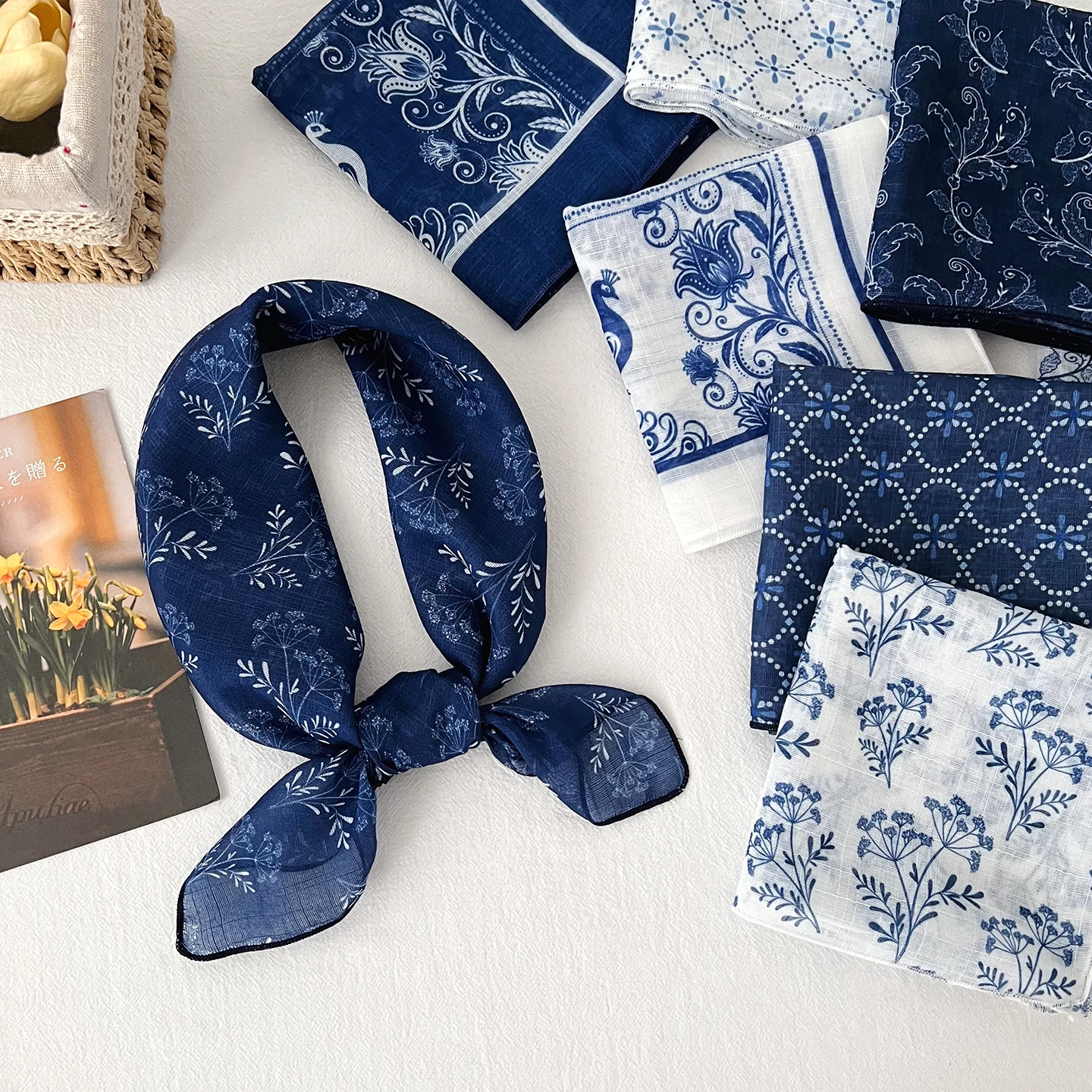 Print Silk Scarf Turban Women's Hijab Fashion Square Headscarf Handkerchief Bandana Neckerchief Shawl Windproof Luxury Headband
Print Silk Scarf Turban Women's Hijab Fashion Square Headscarf Handkerchief Bandana Neckerchief Shawl Windproof Luxury Headband