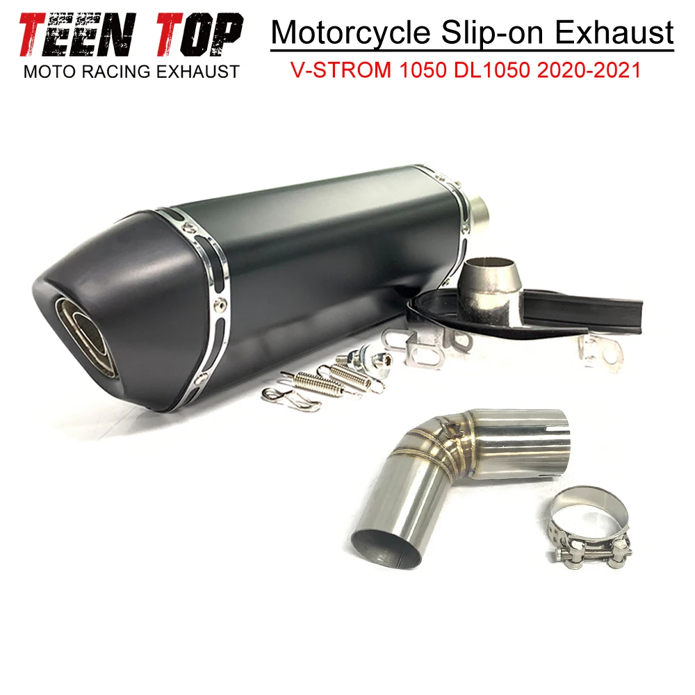 DL 1050 Slip-on Exhaust Motorcycle Systems For SUZUKI V-STROM 1050 DL1050 2020-2021 Middle Pipe Exhaust Muffler Stainless Steel
DL 1050 Slip-on Exhaust Motorcycle Systems For SUZUKI V-STROM 1050 DL1050 2020-2021 Middle Pipe Exhaust Muffler Stainless Steel