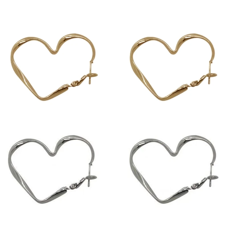 S1Y1 Exaggerated Fashionable Earrings Heart Big Earrings Temperament Women Jewelry
S1Y1 Exaggerated Fashionable Earrings Heart Big Earrings Temperament Women Jewelry