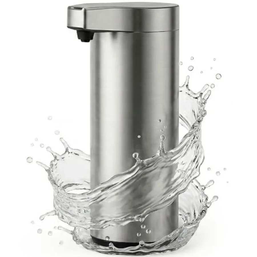 9 oz. Automatic Soap Dispenser Touchless Infrared Sensor, Stainless Steel, Brushed Silver, IPX5 Waterproof USB-C Rechargeable f
9 oz. Automatic Soap Dispenser Touchless Infrared Sensor, Stainless Steel, Brushed Silver, IPX5 Waterproof USB-C Rechargeable f
