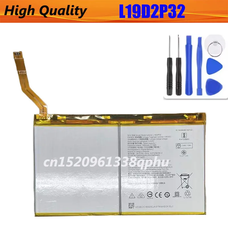 New L19D2P32 Tablet Battery For Lenovo YOGA TAB 5 Smart Tab PRC WOR YT-X705L YT-X705X YT-X705F 4380mAh 16.863Wh DK018 Batterij
New L19D2P32 Tablet Battery For Lenovo YOGA TAB 5 Smart Tab PRC WOR YT-X705L YT-X705X YT-X705F 4380mAh 16.863Wh DK018 Batterij