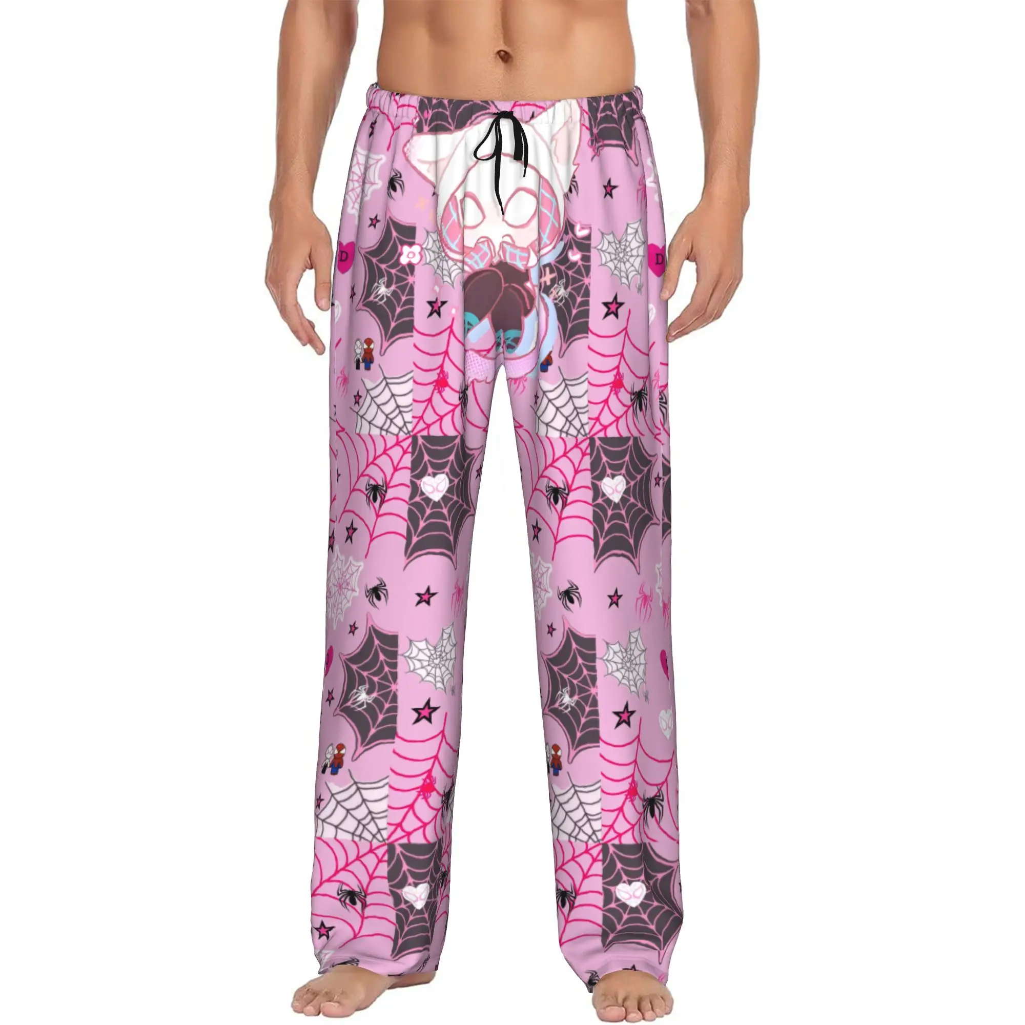 Custom Print Men G-Gwen Stacy S-Spiderman Pajama Pants Sleepwear Sleep Lounge Bottoms with Pockets
Custom Print Men G-Gwen Stacy S-Spiderman Pajama Pants Sleepwear Sleep Lounge Bottoms with Pockets