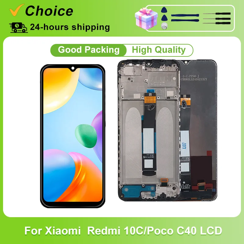 6.71" For Xiaomi Redmi 10C LCD Display 220333QBI Screen Touch Digitizer For Redmi POCO C40 220333QAG LCD Assembly Parts
6.71" For Xiaomi Redmi 10C LCD Display 220333QBI Screen Touch Digitizer For Redmi POCO C40 220333QAG LCD Assembly Parts