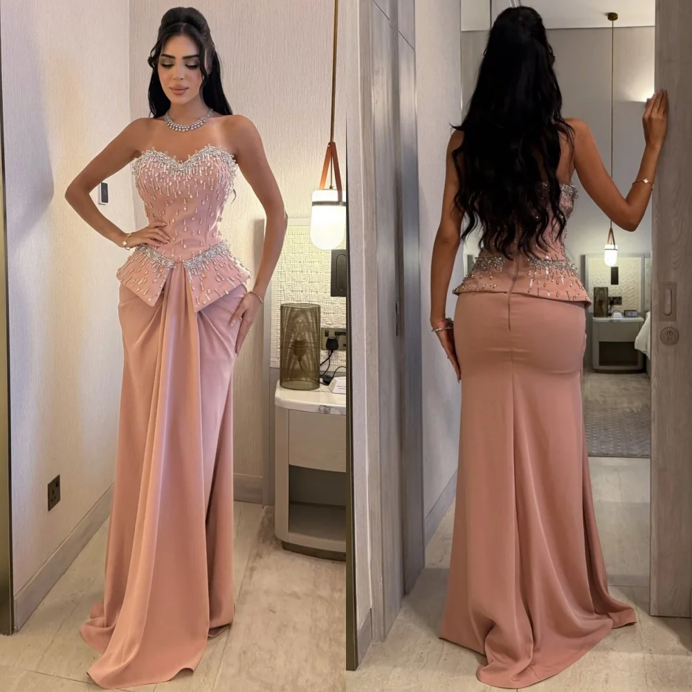 Customized Pastrol Unisex Jersey Sequined Pleat Trumpet Strapless Long Dresses Bespoke Occasion Fashion
Customized Pastrol Unisex Jersey Sequined Pleat Trumpet Strapless Long Dresses Bespoke Occasion Fashion