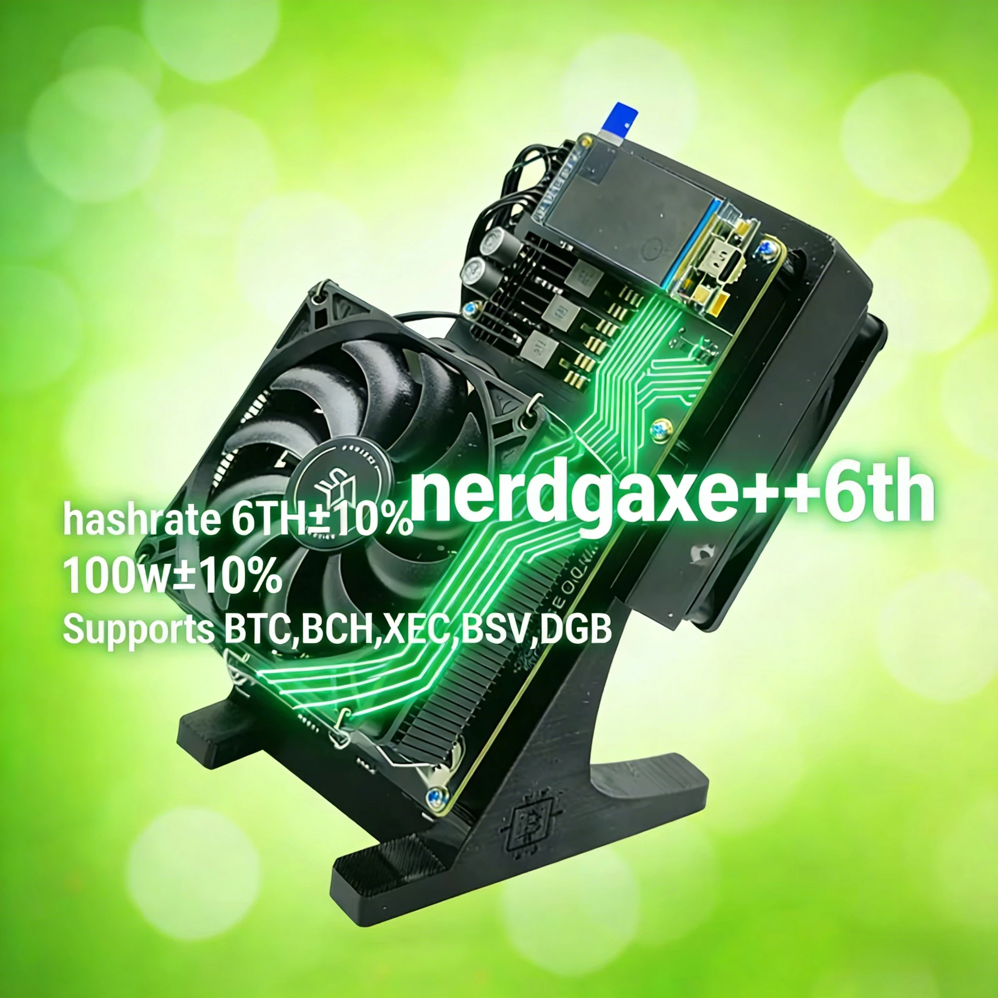 Nerdqaxe++6th Home Bitcoin Miner 25dB Quiet | 100W Energy Saving BTC BCH XEC Crypto Miner, Fast Delivery
Nerdqaxe++6th Home Bitcoin Miner 25dB Quiet | 100W Energy Saving BTC BCH XEC Crypto Miner, Fast Delivery