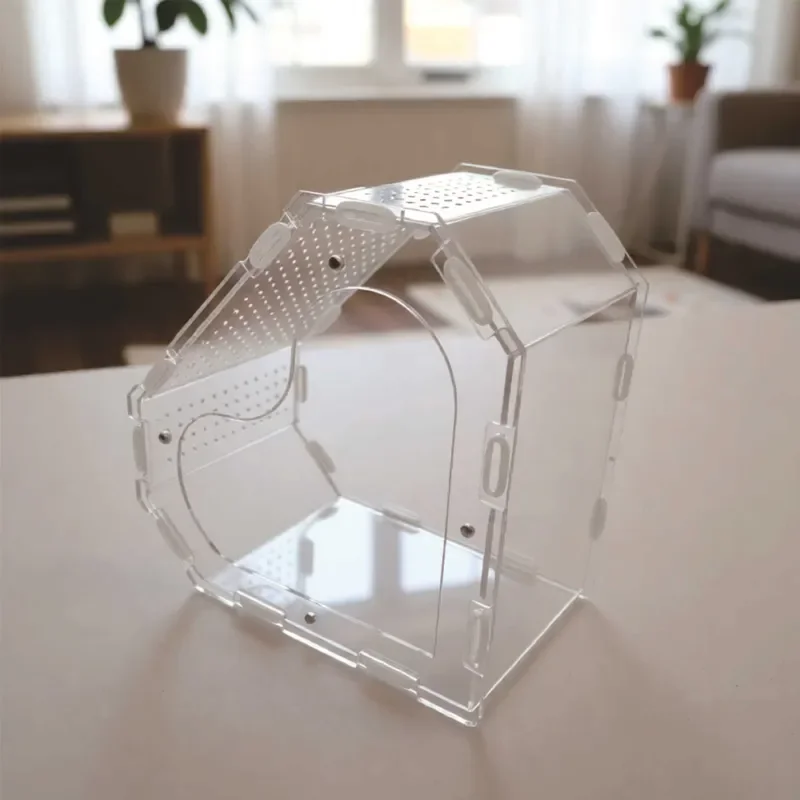 Acrylic Reptile Breeding Box for Spider Lizard Gecko High Transparency Ventilated Eco-Friendly Durable Foldable Lightweight
Acrylic Reptile Breeding Box for Spider Lizard Gecko High Transparency Ventilated Eco-Friendly Durable Foldable Lightweight