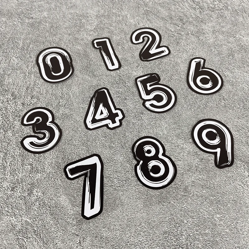 0-9 Number Sticker Set, Waterproof Vinyl Decals for Car Bike, Bold Outline Design, Multi-color Options
0-9 Number Sticker Set, Waterproof Vinyl Decals for Car Bike, Bold Outline Design, Multi-color Options