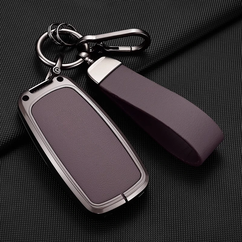 Simple Style Zinc Alloy + Leather Car Key Case Cover Anti Scratch and Wear-resistant for Chery Tiggo8 Tiggo8Pro PLUS 9
Simple Style Zinc Alloy + Leather Car Key Case Cover Anti Scratch and Wear-resistant for Chery Tiggo8 Tiggo8Pro PLUS 9