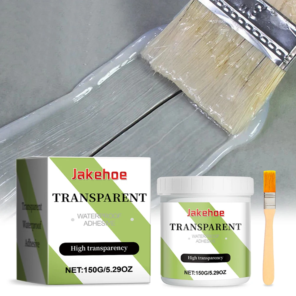 150g Waterproof Coating Invisible Paste Sealant Polyurethane Tape Brush Adhesive Repair Adhesive Household Roof Bathroom
150g Waterproof Coating Invisible Paste Sealant Polyurethane Tape Brush Adhesive Repair Adhesive Household Roof Bathroom