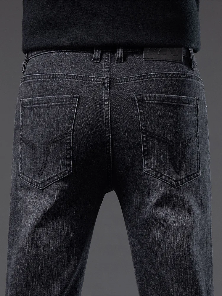 Autumn Winter Thick Middle-aged Men's Jeans Stretch Slim Straight Versatile Business Casual Pants
Autumn Winter Thick Middle-aged Men's Jeans Stretch Slim Straight Versatile Business Casual Pants