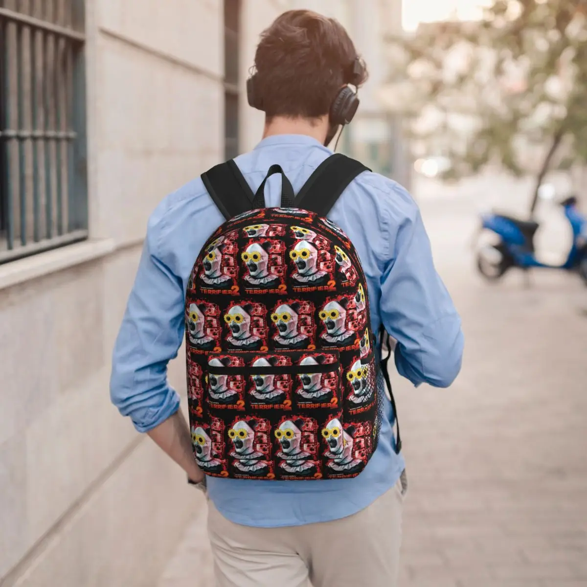 Halloween Movie Terrifier Backpack Student BookBag Kids School Bag Laptop Shoulder Bags for Men Women
Halloween Movie Terrifier Backpack Student BookBag Kids School Bag Laptop Shoulder Bags for Men Women