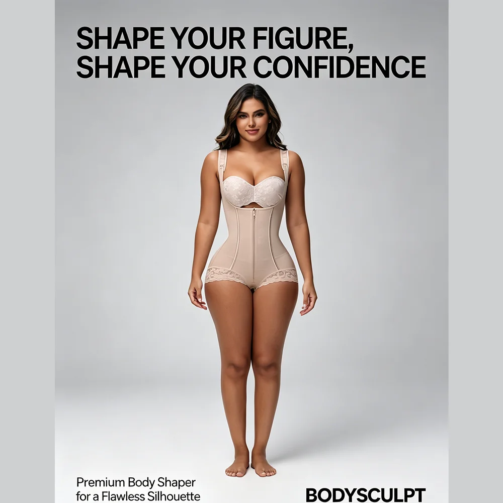 Fajas Colombianas High Compression Bodysuit Postpartum BBL Girdle Tummy Control Butt Lifter Zipper Shapewear for Women
Fajas Colombianas High Compression Bodysuit Postpartum BBL Girdle Tummy Control Butt Lifter Zipper Shapewear for Women