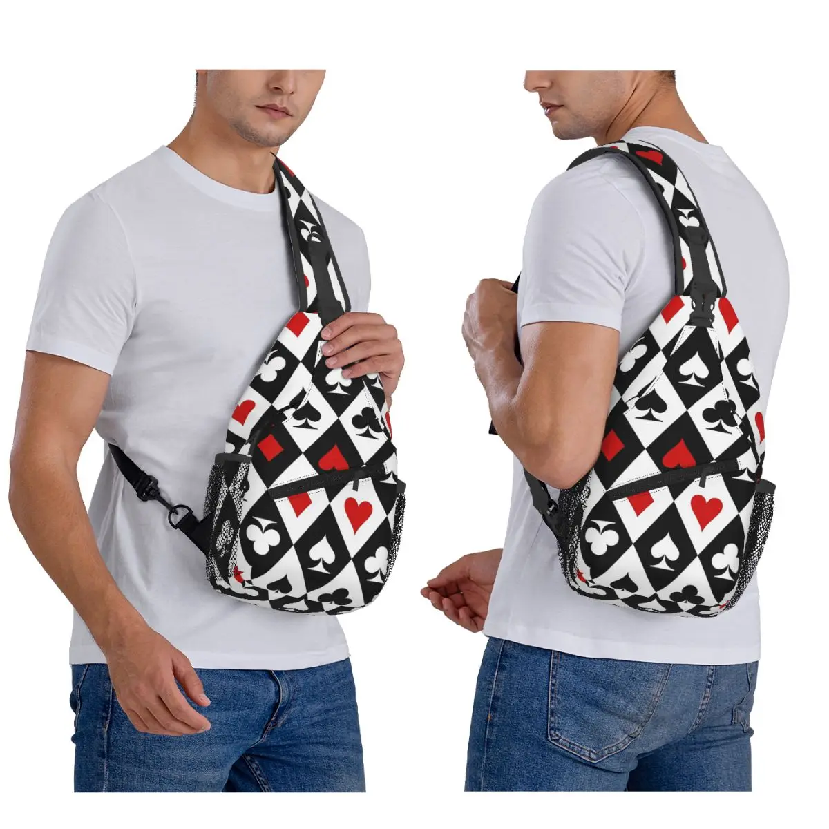 Костюм с игральными картами, нагрудная сумка с символами, мужской рюкзак через плечо на слинге, нагрудная сумка, дорожный походный рюкзак, сумка на плечо
Костюм с игральными картами, нагрудная сумка с символами, мужской рюкзак через плечо на слинге, нагрудная сумка, дорожный походный рюкзак, сумка на плечо