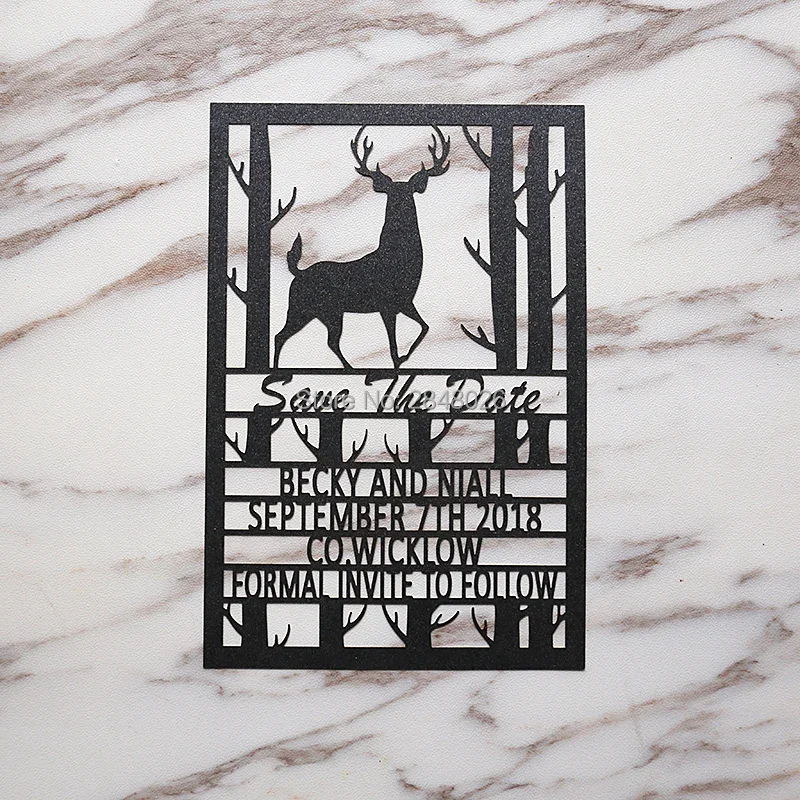 Лазерная резка DEER по индивидуальному заказу, экономия даты, лазерная резка, свадьба, экономия карт даты и пригласительных билетов
Лазерная резка DEER по индивидуальному заказу, экономия даты, лазерная резка, свадьба, экономия карт даты и пригласительных билетов