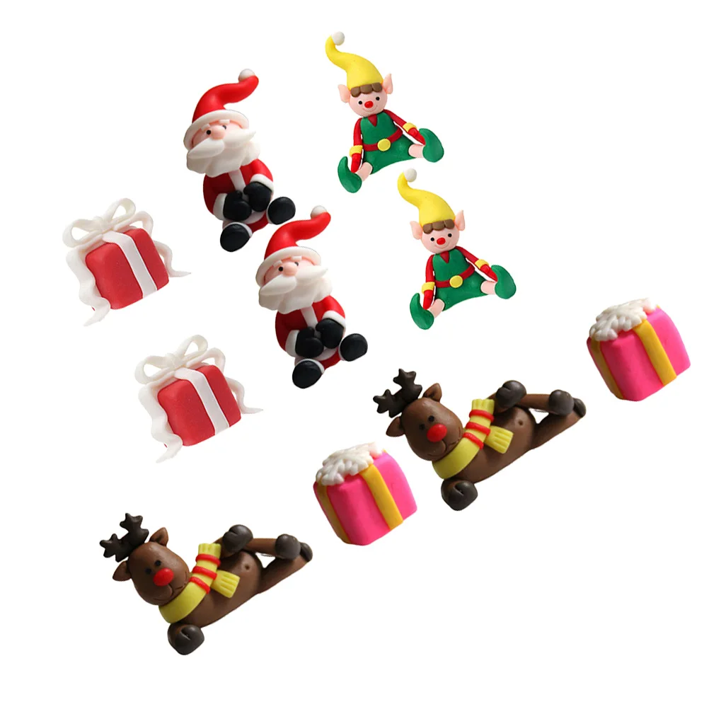 10 Pcs Christmas Cake Toppers Picks Santa Claus Clown Deer Gift Box Design DIY Party Supplies Cake Cupcake Muffin Decor
10 Pcs Christmas Cake Toppers Picks Santa Claus Clown Deer Gift Box Design DIY Party Supplies Cake Cupcake Muffin Decor