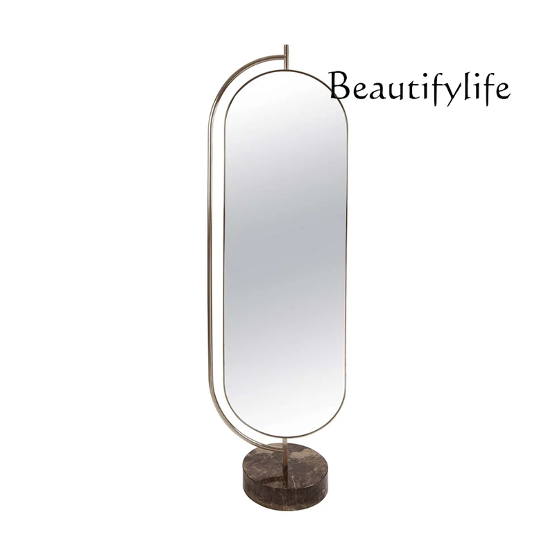 Nordic modern minimalist floor mirror metal marble full-body dressing mirror home fitting mirror
Nordic modern minimalist floor mirror metal marble full-body dressing mirror home fitting mirror