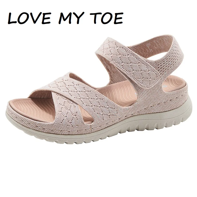 Women's Sandals Summer 2024 Casual Non-Slip Soft Hollow Air Mesh MD Platform Wedge High Heels Open Toe Shoes Woman Beach Party
Women's Sandals Summer 2024 Casual Non-Slip Soft Hollow Air Mesh MD Platform Wedge High Heels Open Toe Shoes Woman Beach Party