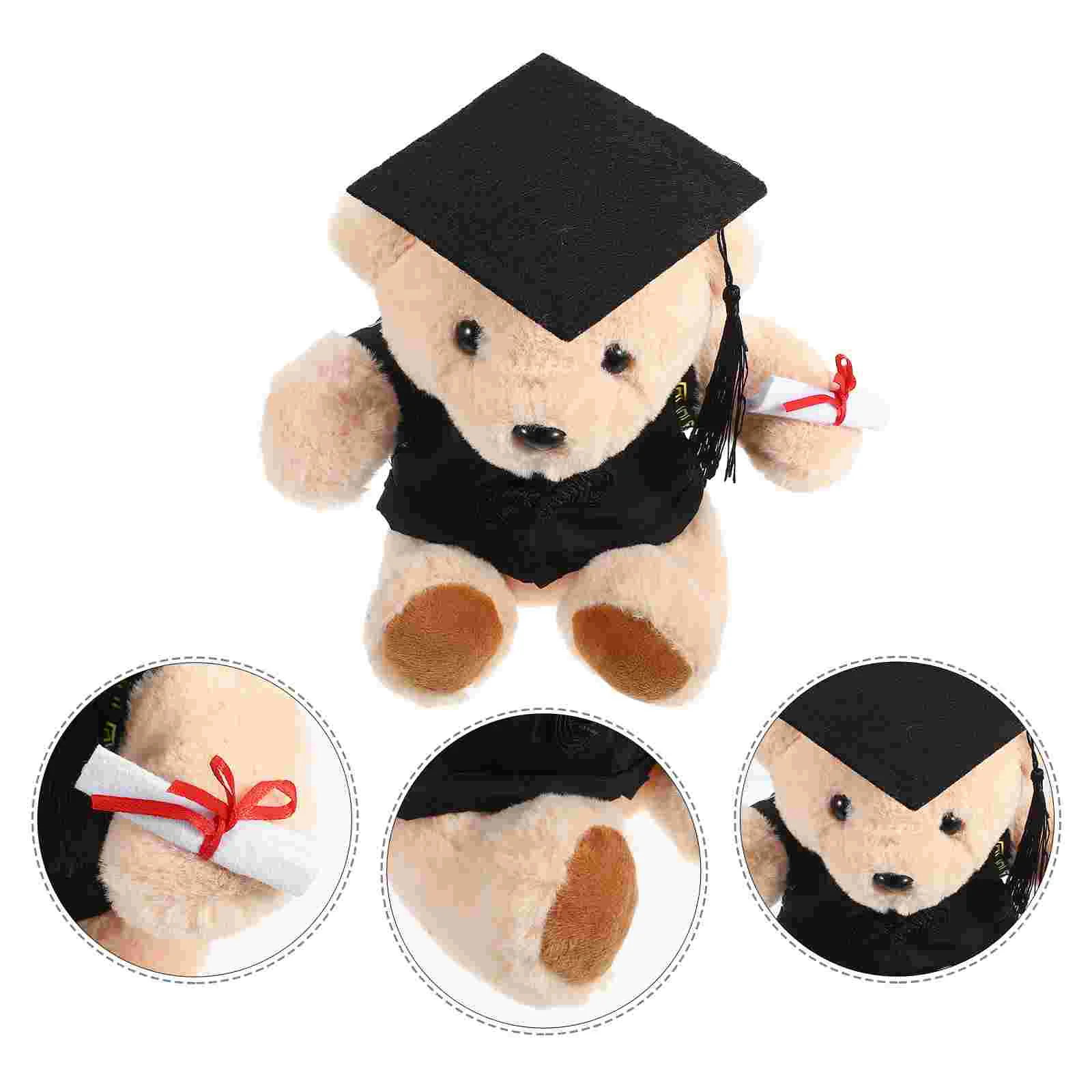 Graduated Doctor Bear Congrats Stuffed Toy Animal Mini Graduation Plush Dress up Toys Polyester
Graduated Doctor Bear Congrats Stuffed Toy Animal Mini Graduation Plush Dress up Toys Polyester