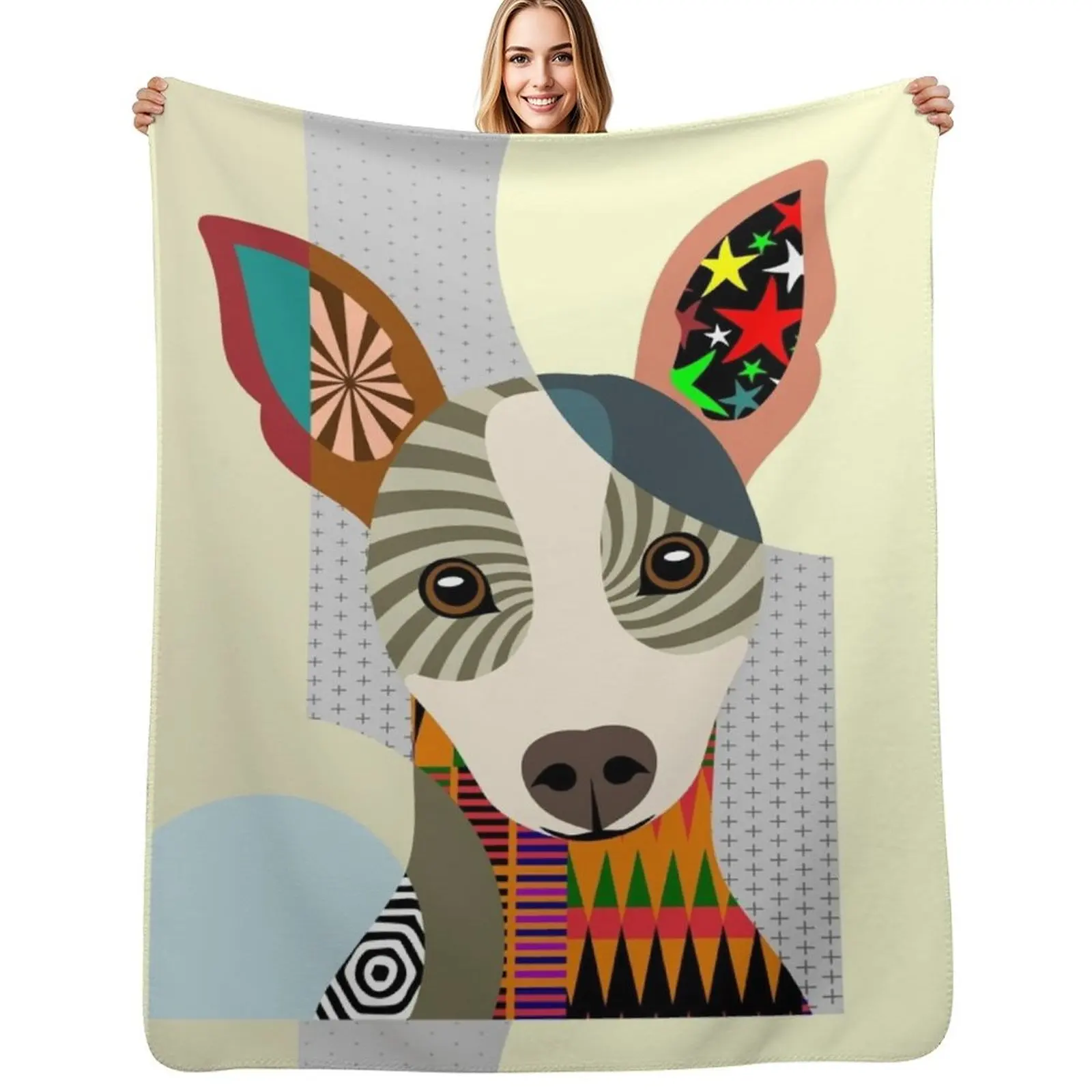 Rat Terrier Throw Blanket All Season Lightweight Soft Blanket for Bed
Rat Terrier Throw Blanket All Season Lightweight Soft Blanket for Bed