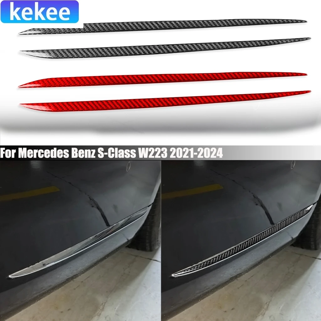 Carbon Fiber Rear Side Decoration Car Accessories Cover Sticker Exterior Trim For Mercedes Benz S-Class W223 2021 2022 2023 2024
Carbon Fiber Rear Side Decoration Car Accessories Cover Sticker Exterior Trim For Mercedes Benz S-Class W223 2021 2022 2023 2024