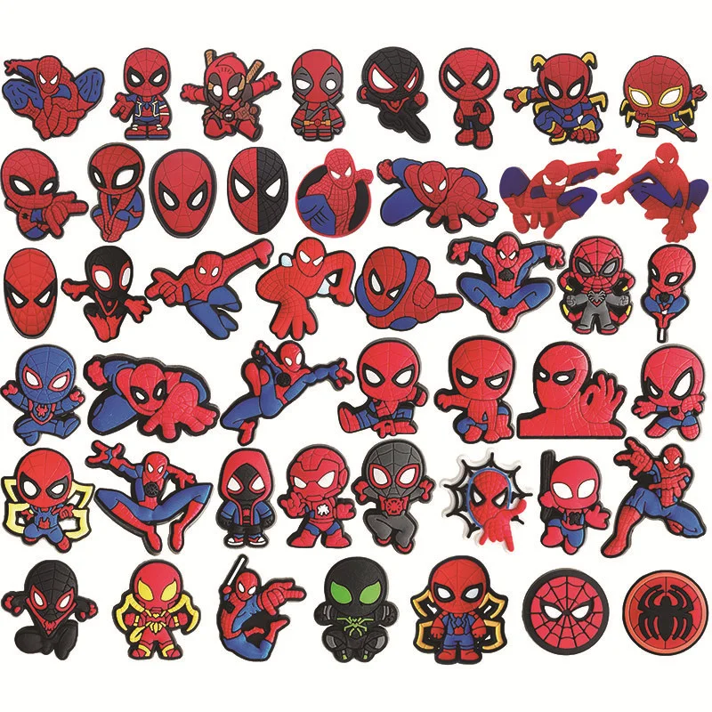 46Pcs Marvel Superhero Spider-Man Series for Coetoon Shoe Charms Accessories for Classic Clog Shoe Decoration Kids Gifts
46Pcs Marvel Superhero Spider-Man Series for Coetoon Shoe Charms Accessories for Classic Clog Shoe Decoration Kids Gifts