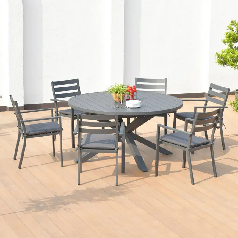 Outdoor table and chair combination garden balcony courtyard open-air waterproof and sunscreen leisure villa hotel restaurant co
Outdoor table and chair combination garden balcony courtyard open-air waterproof and sunscreen leisure villa hotel restaurant co