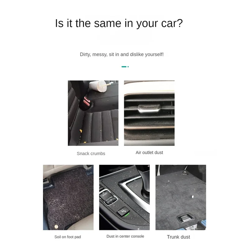 Portable Mini Car Vacuum Cleaner Rechargeable Handheld Automotive Vacuum Cleaner For Car Dust Catcher Cyclone Suction Parts
Portable Mini Car Vacuum Cleaner Rechargeable Handheld Automotive Vacuum Cleaner For Car Dust Catcher Cyclone Suction Parts