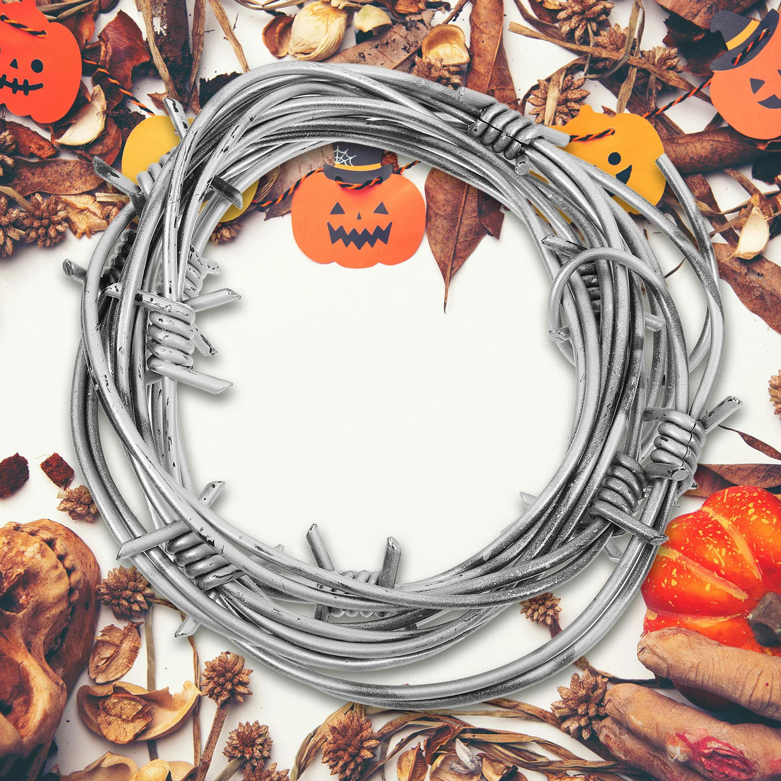 Wire Chain Props Halloween Decor Toy Barbed Wires Western Decorations Pvc Fake Rusted
Wire Chain Props Halloween Decor Toy Barbed Wires Western Decorations Pvc Fake Rusted