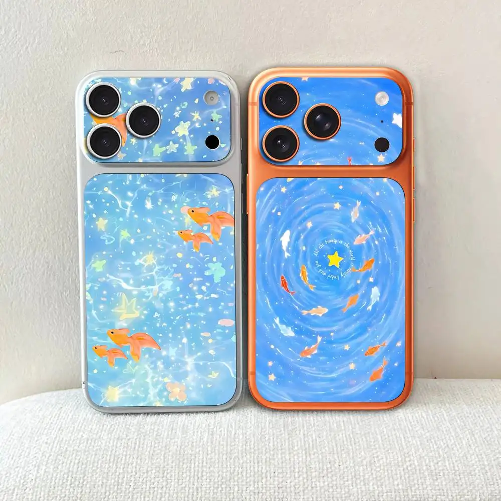 Fun Creative Cute Goldfish Skin Wrap Decal Sticker Protective Back For IPhone 17 Pro 17 Pro Max
Fun Creative Cute Goldfish Skin Wrap Decal Sticker Protective Back For IPhone 17 Pro 17 Pro Max