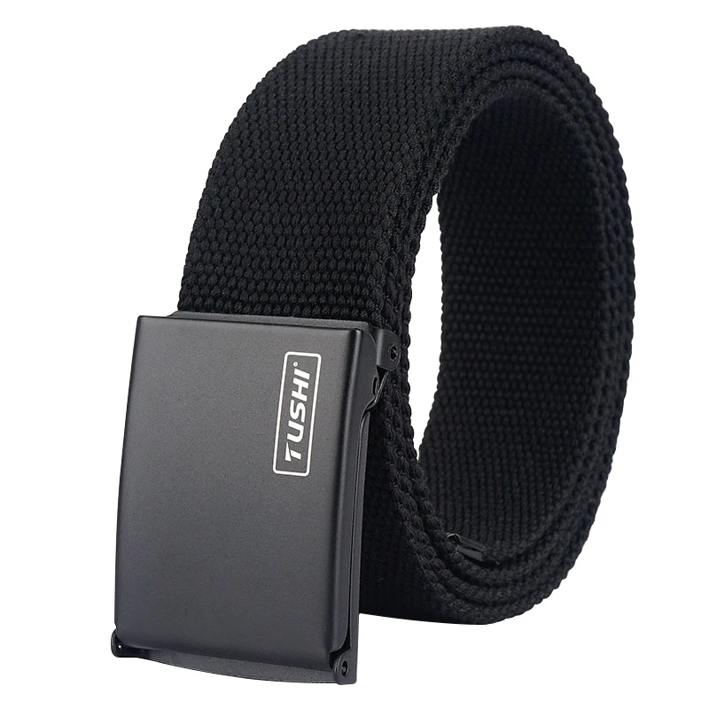 New Unisex Belt Solid Color Thicken Canvas Belt Alloy Automatic Buckle Men's Belt Outdoor Casual Men & Women Jeans Belt
New Unisex Belt Solid Color Thicken Canvas Belt Alloy Automatic Buckle Men's Belt Outdoor Casual Men & Women Jeans Belt