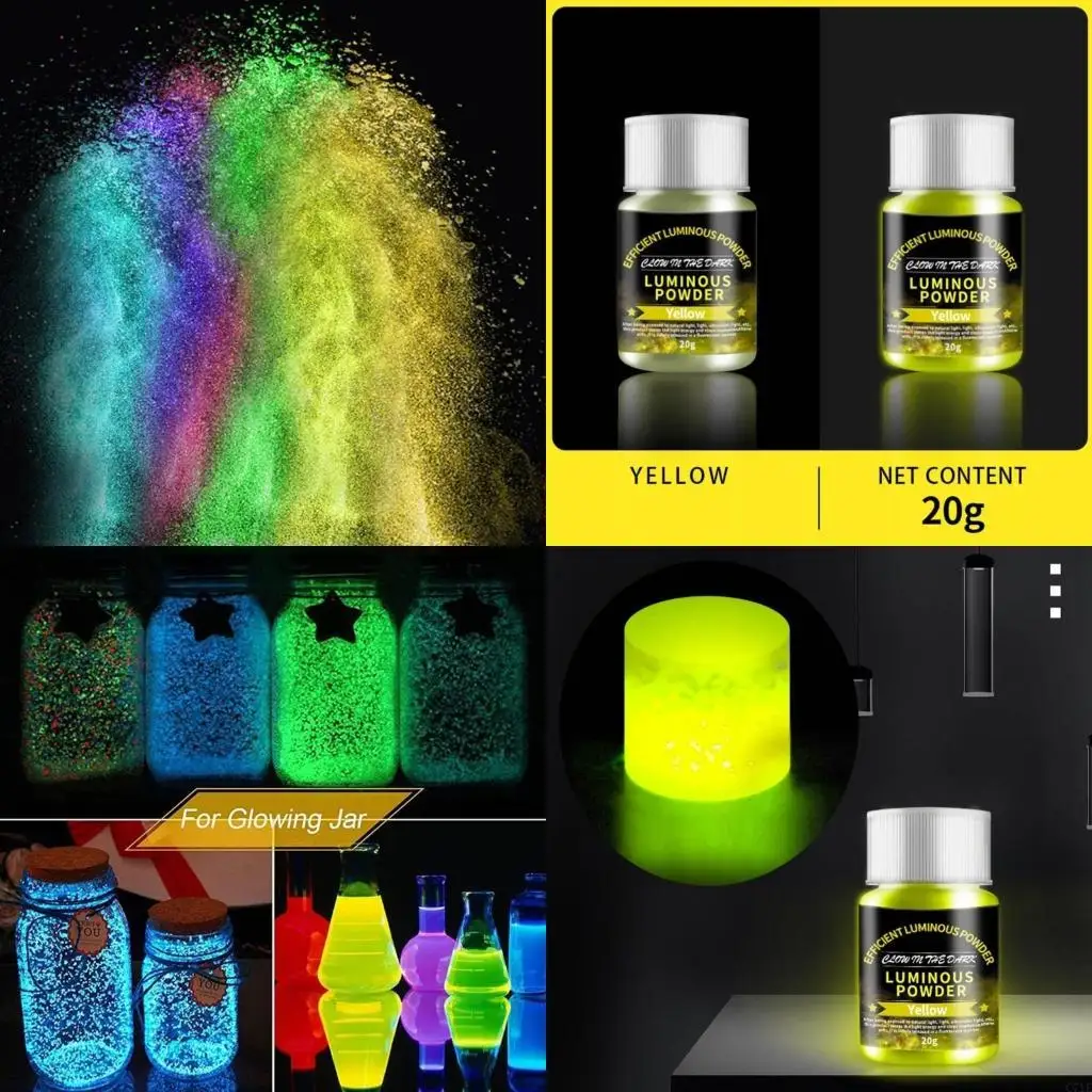 12 Colors Luminous Powder Resin Pigment DIY Epoxy Resin Mold Art Glitter Powder Glow Jewelry Making
12 Colors Luminous Powder Resin Pigment DIY Epoxy Resin Mold Art Glitter Powder Glow Jewelry Making