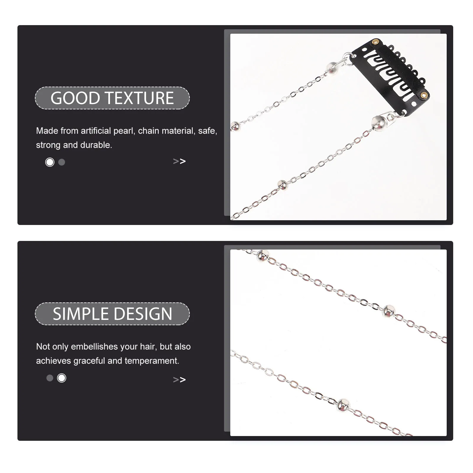 2Pcs Pearl Hair Accessories Safe Strong Durable Delicate Design Lightweight Comfortable Wear Fashionable Charm Beauty Braid
2Pcs Pearl Hair Accessories Safe Strong Durable Delicate Design Lightweight Comfortable Wear Fashionable Charm Beauty Braid