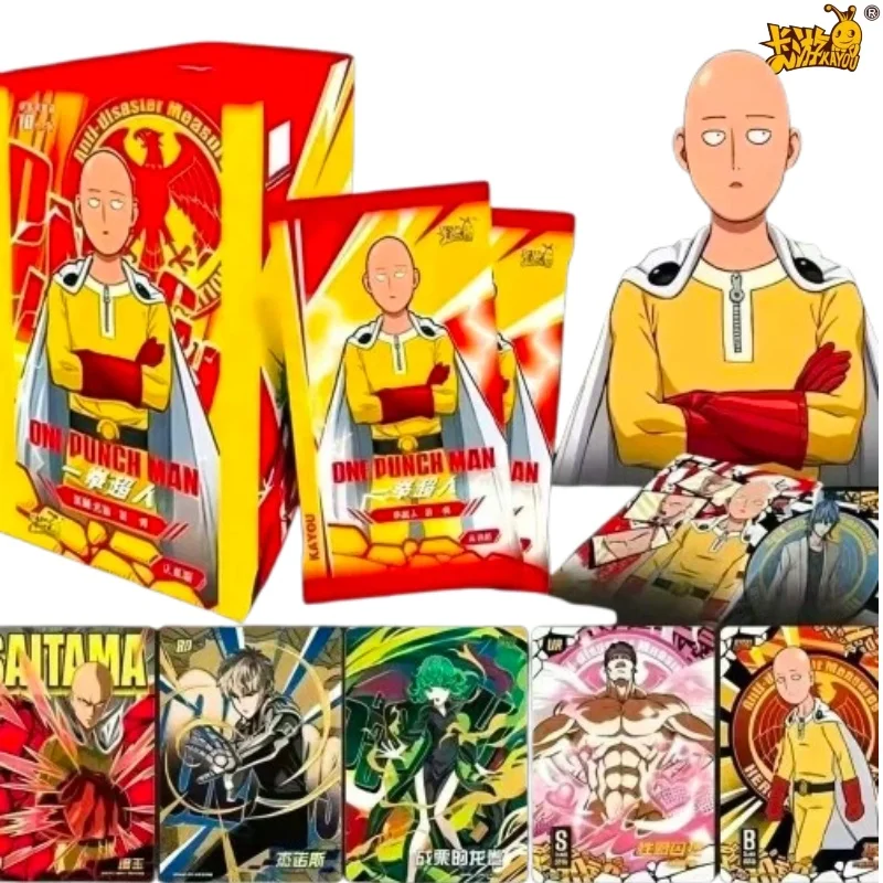 KAYOU Genuine One Punch Man Cards Saitama Genos Hero Catalogue Vol.1 Full Set Anime Trading Cards for Fans Kid Gift
KAYOU Genuine One Punch Man Cards Saitama Genos Hero Catalogue Vol.1 Full Set Anime Trading Cards for Fans Kid Gift