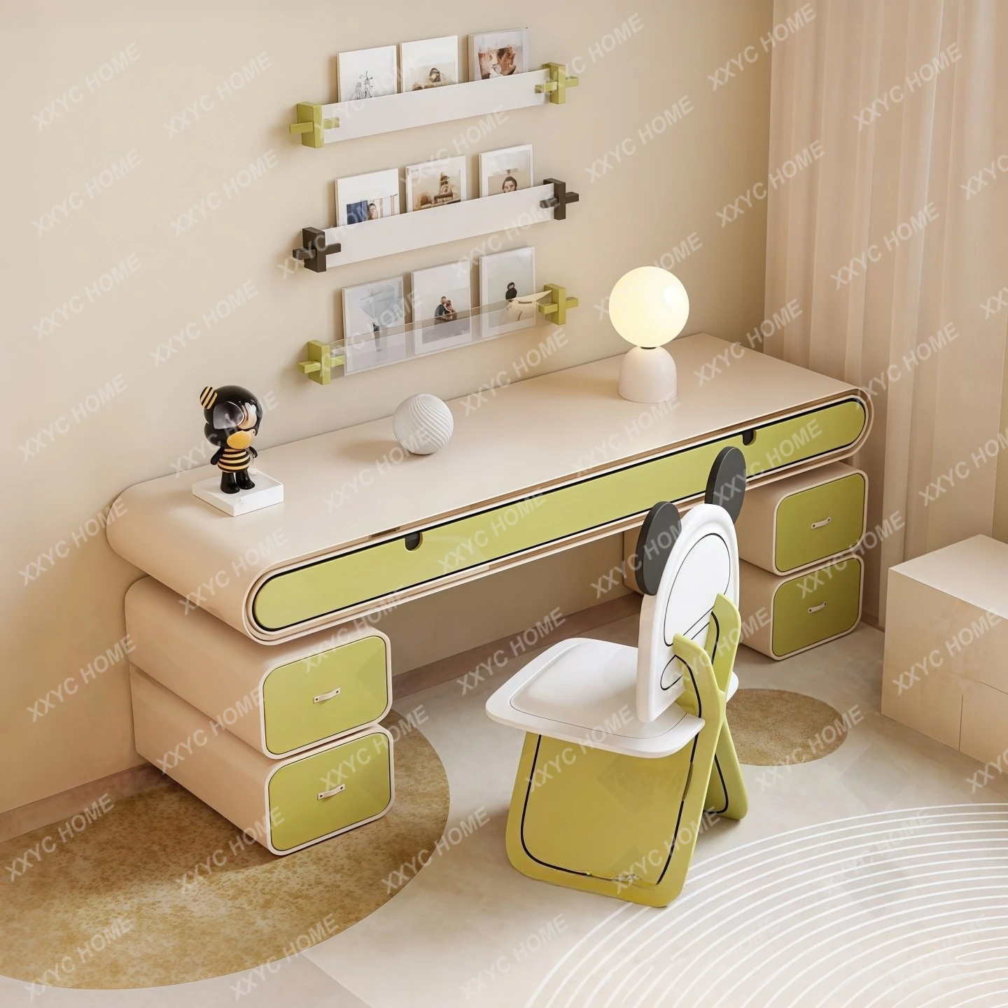 Компьютерный стол H Cream Wind Paint для дома и офиса, современный, простой, для письма и учебы
Компьютерный стол H Cream Wind Paint для дома и офиса, современный, простой, для письма и учебы