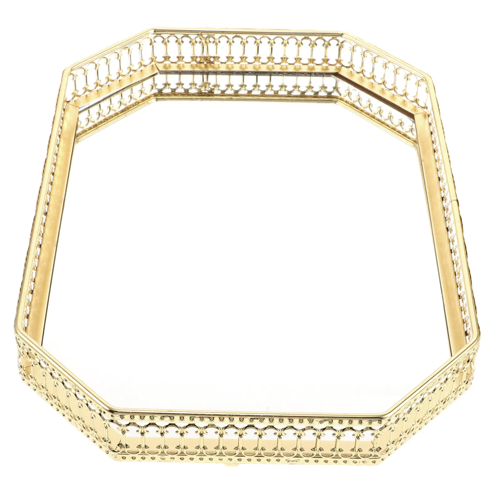 Gold Trim Mirrored Vanity Tray Rectangle Decorative Jewelry Storage Organizer Perfume Display Dresser Top Elegant Table
Gold Trim Mirrored Vanity Tray Rectangle Decorative Jewelry Storage Organizer Perfume Display Dresser Top Elegant Table