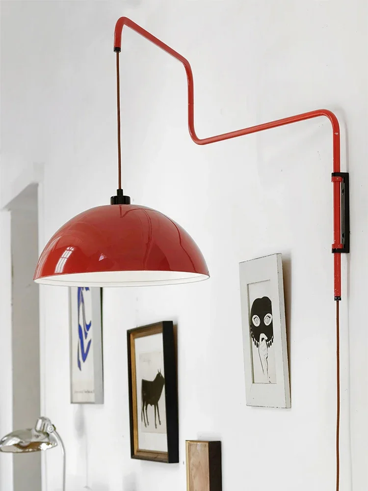 Red rocker chandelier, antique living room, bedroom wall light, Nordic designer decorative wall light
Red rocker chandelier, antique living room, bedroom wall light, Nordic designer decorative wall light