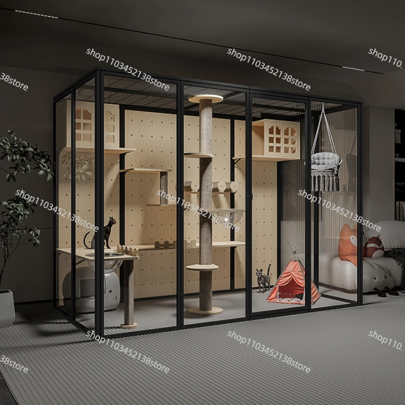 Panoramic Glass Cat Villa House Household Cage Large Indoor Villa Cat Cabinet Luxury Cat Room
Panoramic Glass Cat Villa House Household Cage Large Indoor Villa Cat Cabinet Luxury Cat Room