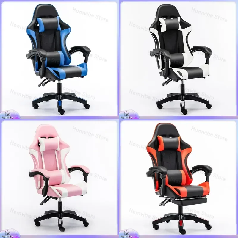 Hot Sale Racing Style Gaming Chair Ergonomic High Back Office Chair with Headrest Lumbar Support PU Leather Computer Chair
Hot Sale Racing Style Gaming Chair Ergonomic High Back Office Chair with Headrest Lumbar Support PU Leather Computer Chair