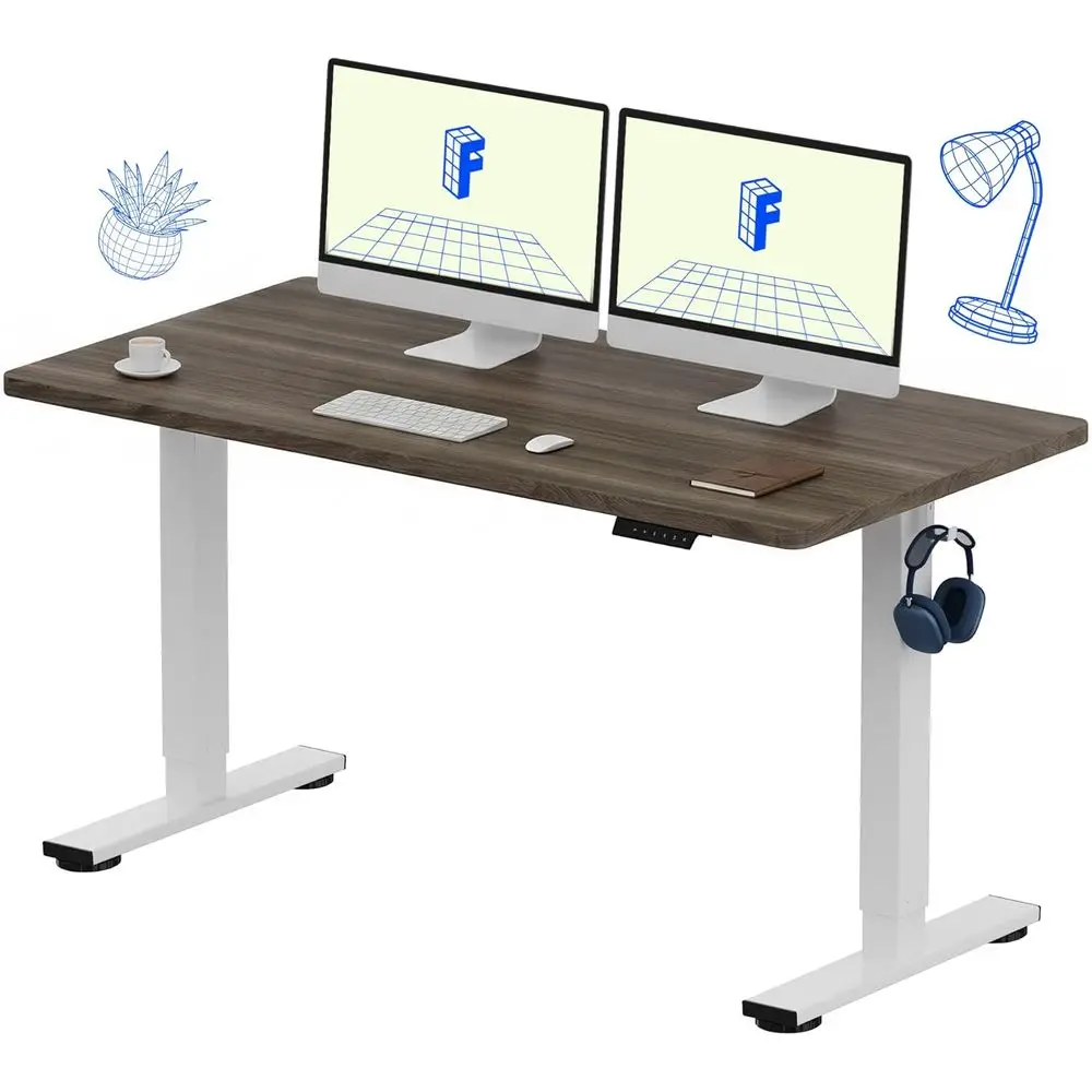 1-Inch Thick Walnut Standing Desk, 55x28, Electric Height Adjustable, Ideal for Home Office & Multi-Monitors, Easy Assembly
1-Inch Thick Walnut Standing Desk, 55x28, Electric Height Adjustable, Ideal for Home Office & Multi-Monitors, Easy Assembly