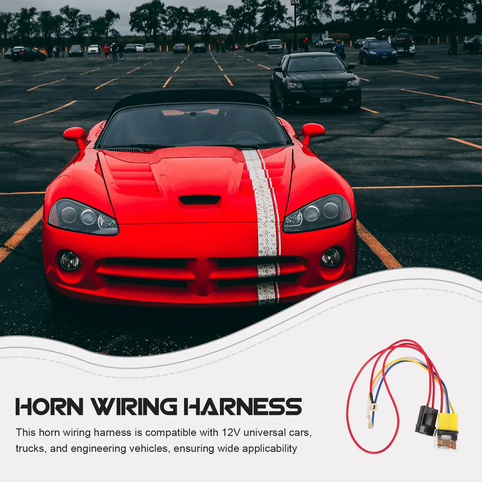 12V Horn Wiring Harness For Motorcycle Horn Wire Universal Connector Adapter Air Pump Compatible With Truck Engineering Vehicles
12V Horn Wiring Harness For Motorcycle Horn Wire Universal Connector Adapter Air Pump Compatible With Truck Engineering Vehicles