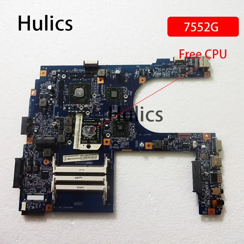 Hulics использовала материнскую плату для ноутбука Acer Aspire 7552 7552G, основная плата MBPZS01001 48.4JN01.01M, материнская плата
Hulics использовала материнскую плату для ноутбука Acer Aspire 7552 7552G, основная плата MBPZS01001 48.4JN01.01M, материнская плата