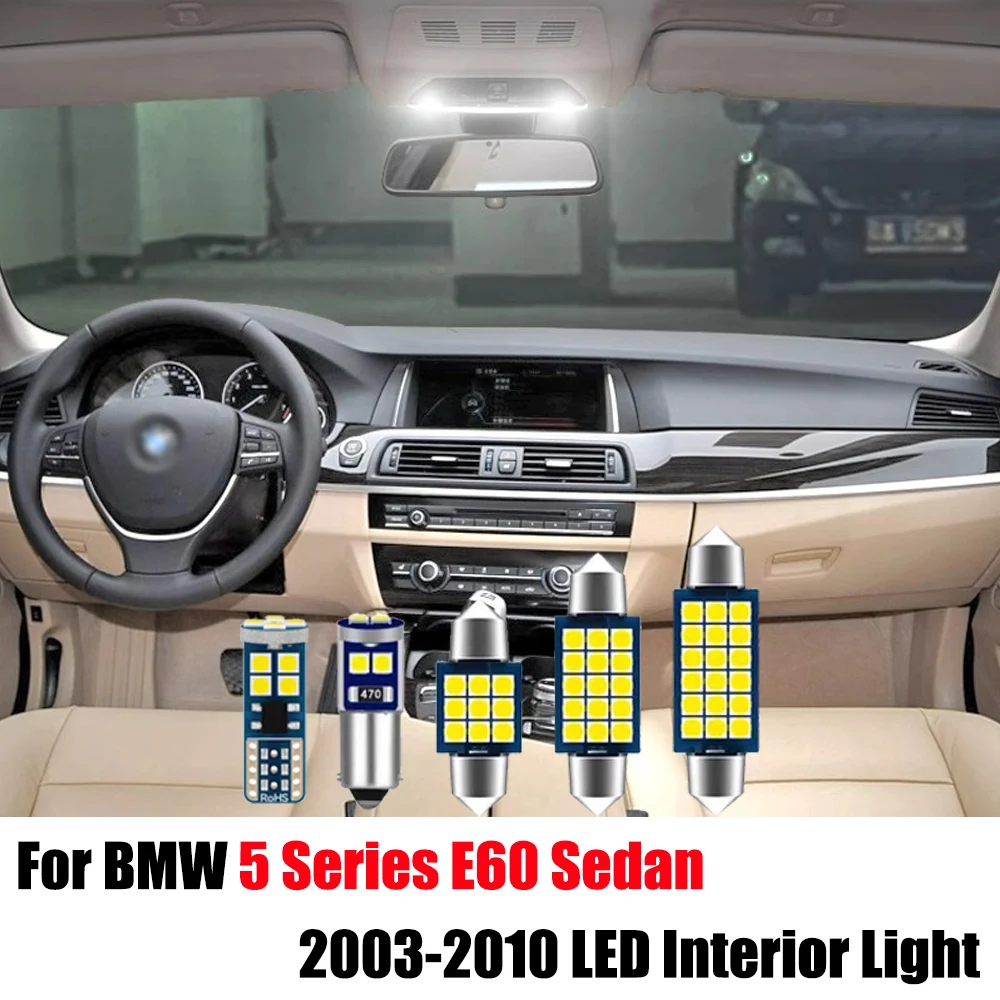 11pcs For BMW 5 Series E60 Sedan 2003 2004 2005 2006 2007 2008 2009 2010 Car Canbus LED Bulb Interior Light Auto Lamp Kit
11pcs For BMW 5 Series E60 Sedan 2003 2004 2005 2006 2007 2008 2009 2010 Car Canbus LED Bulb Interior Light Auto Lamp Kit