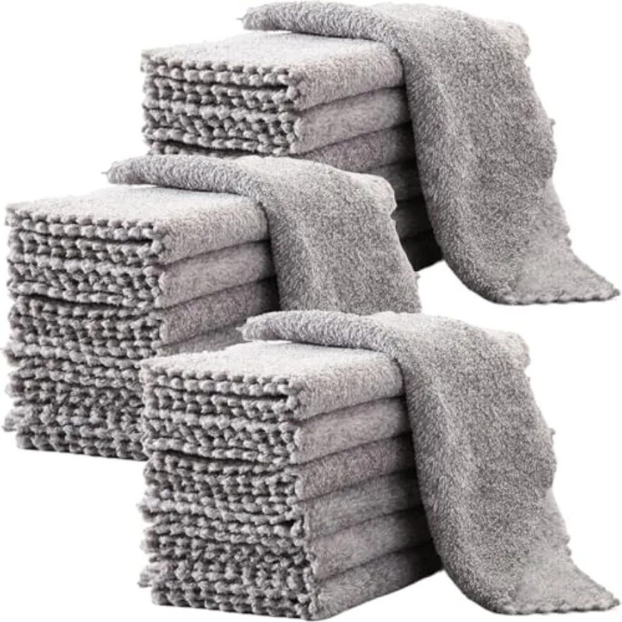 20 Pack Kitchen Dish Cloths Super Absorbent Coral Fleece Dish Cloths, Reusable Washable Fast Drying Rags, Nonstick Oil Microfib
20 Pack Kitchen Dish Cloths Super Absorbent Coral Fleece Dish Cloths, Reusable Washable Fast Drying Rags, Nonstick Oil Microfib