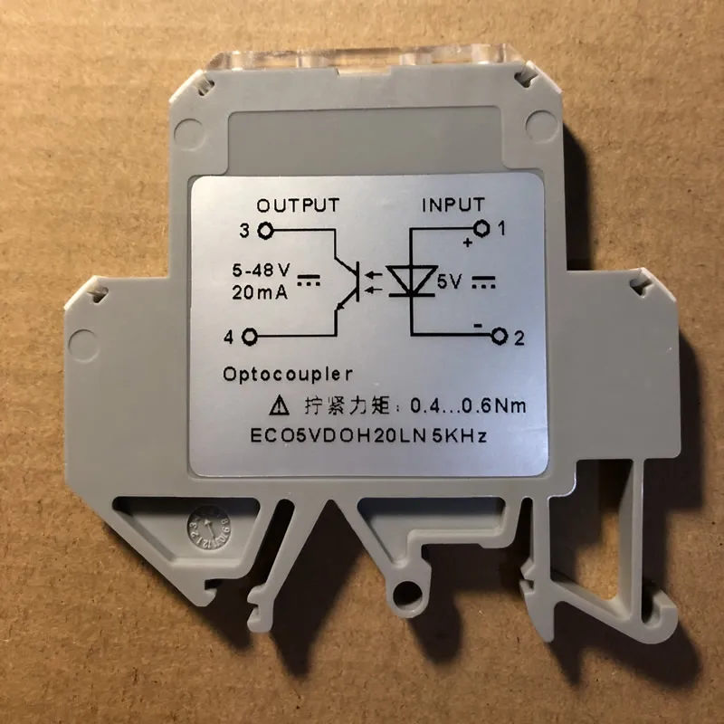 ECO Serial 5V/24V High-Speed Passive Optocoupler Module Rail Installation
ECO Serial 5V/24V High-Speed Passive Optocoupler Module Rail Installation
