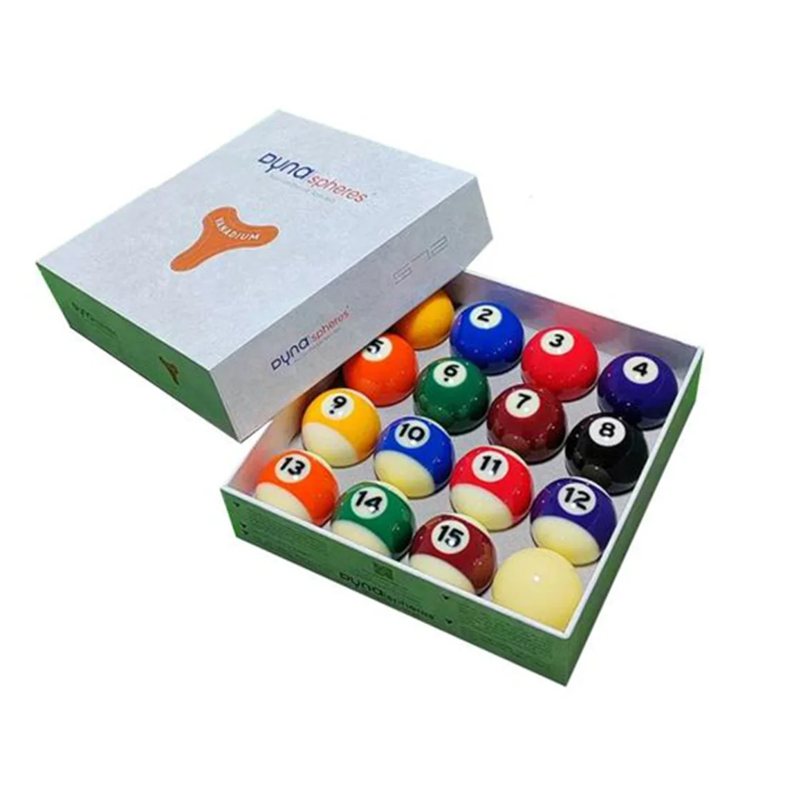 16 Pieces Billiard Pool Balls Dynaspheres 57.2mm (2-1/4") Pool Table Balls for Sports Recreation Games Indoor
16 Pieces Billiard Pool Balls Dynaspheres 57.2mm (2-1/4") Pool Table Balls for Sports Recreation Games Indoor
