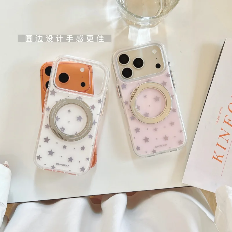 Star Pattern Clear Phone Case For iPhone 17 Pro Max 16 Pro Max 15 Pro Max 14 13 With 360 Stand Cover
Star Pattern Clear Phone Case For iPhone 17 Pro Max 16 Pro Max 15 Pro Max 14 13 With 360 Stand Cover