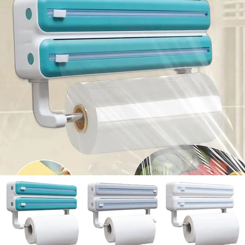Aluminum Foil Dispenser Wall Mount Kitchen Aluminum Foil Storage Organization With Cutter Wrap Storage Box Dispenser With Tissue
Aluminum Foil Dispenser Wall Mount Kitchen Aluminum Foil Storage Organization With Cutter Wrap Storage Box Dispenser With Tissue